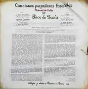 LP - Paco De Lucía - Plays Manuel De Falla - Gatefold