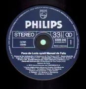 LP - Paco De Lucía - Spielt Manuel De Falla
