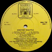 LP - Paddy Roberts, Marty Wilde & The New World Theatre Orchestra Con - Dr. Dolittle