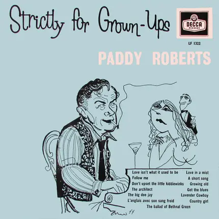 Paddy Roberts - Strictly For Grown-Ups