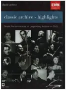 DVD - Paganini / Tchaikovsky / Schubert / Franck a.o. - Classic Archive - Highlights - Still Sealed