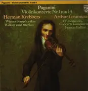LP - Paganini - Violinkonzerte Nr.1 und 4,, Herman Krebbers, Arthur Grumiaux
