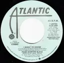 7inch Vinyl Single - Page Morton Black - I Want To Know / Baby Don't Leave Me