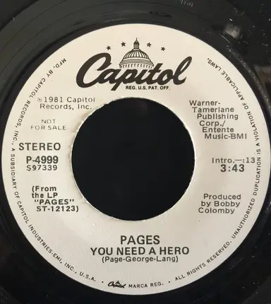 Pages - You Need a Hero
