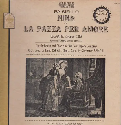 Paisiello - Nina or La Pazza Per Amore, Dora Gatta, Salvatore Gioia