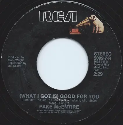 Pake McEntire - Heart Vs. Heart / (What I Got Is) Good For You