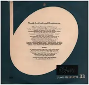 10'' - Palestrina-Kantorei , Hans Stadlmair , Kaufbeurer Martinsfinken - Musik Der Gotik Und Renaissance