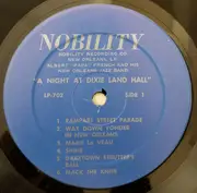 LP - 'Papa' French And His New Orleans Jazz Band - A Night At Heritage Hall - Blue labels