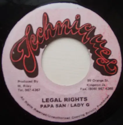 Papa San / Lady G - Legal Rights