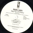 12inch Vinyl Single - Papa San - Step Pon Di Enemy / Right Track - Rare