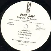 12inch Vinyl Single - Papa San - Step Pon Di Enemy / Right Track - Rare