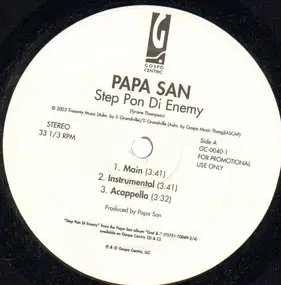 Papa San - Step Pon Di Enemy / Right Track