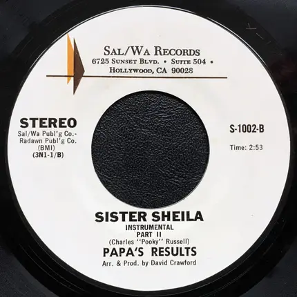 Papa's Results - Sister Sheila