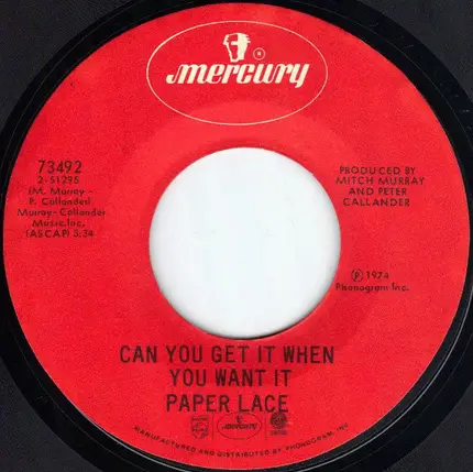 Paper Lace - The Night Chicago Died