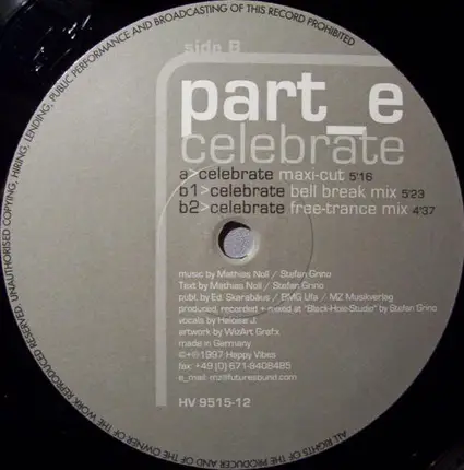 Part-E - Celebrate