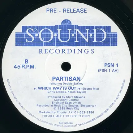 Partisan , Featuring Debbie Buskey - Which Way Is Out