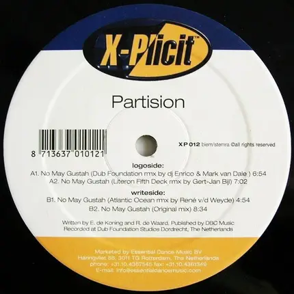 Partision - No May Gustah (Remixes)