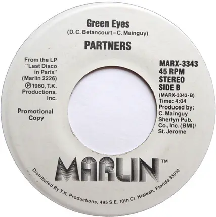 Partners - Love Meant To Be / Green Eyes