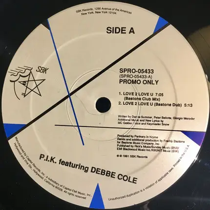 Partners In Kryme Featuring Debbe Cole - Love 2 Love U