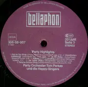 Double LP - Party Orchester Tom Parkas Und Die Happy-Singers - Party Highlights - 122 Stimmungsknüller Für Ihre Party