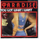 7inch Vinyl Single - Paradise - You Got What I Want
