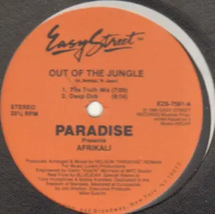 Nelson 'Paradise' Roman presents Afrikali - Out Of The Jungle