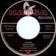 7inch Vinyl Single - Paradise - Love Me Tender