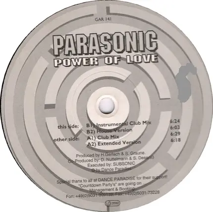 Parasonic - Power Of Love