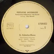 LP - Parforcehorn-Bläserkreis Nordheide - Festliche Jagdmusik - St. Hubertus Messe / Jagdstücke / Fanfaren