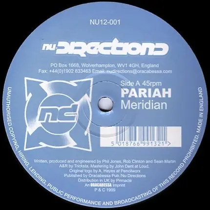 Pariah - Meridian / Cascade