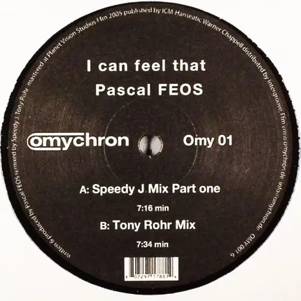 Pascal F.E.O.S. - I Can Feel That