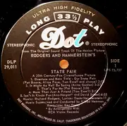 LP - Pat Boone / Bobby Darin / Pamela Tiffin / Ann Margret / Tom Ewell / Alice Faye - Rodgers And Hammerstein's State Fair
