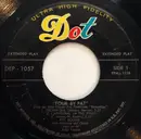 7inch Vinyl Single - Pat Boone - Four By Pat - Monarch Pressing