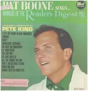 Pat Boone - Winners of the Reader's Digest Poll