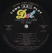 LP - Pat Boone - Christmas Is A Comin'