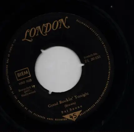 Pat Boone - Good Rockin' Tonight