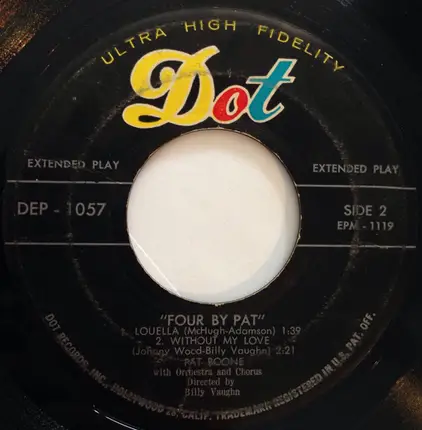 Pat Boone - Four by Pat