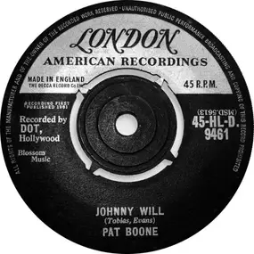 Pat Boone - Johnny Will