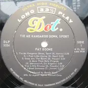 LP - Pat Boone - Tie Me Kangaroo Down Sport