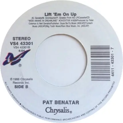 Pat Benatar - Don't Walk Away