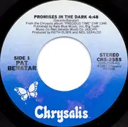 7inch Vinyl Single - Pat Benatar - Promises In The Dark