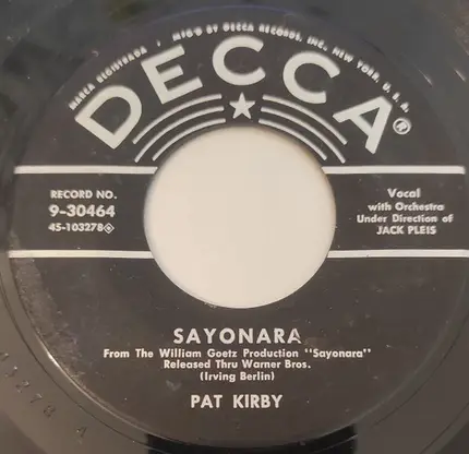 Pat Kirby - Sayonara