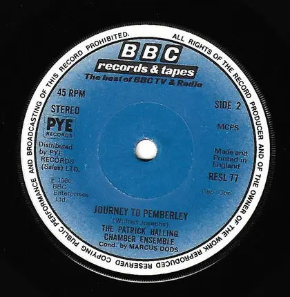 Pat Halling's String Ensemble - Pride And Prejudice