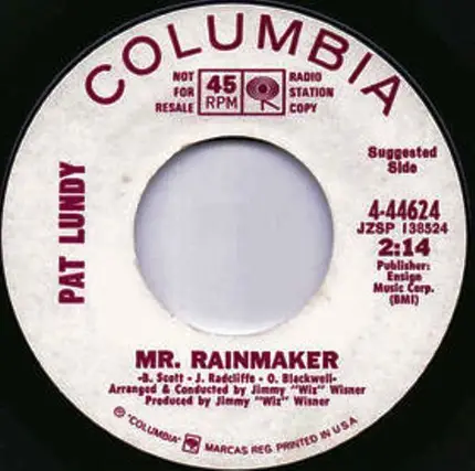 Pat Lundy - Mr. Rainmaker / Complete Man