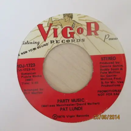 Pat Lundy - Party Music