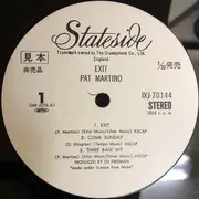 LP - Pat Martino - Exit - Promo / + Insert