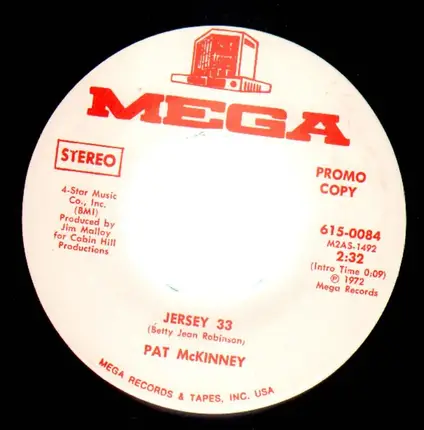 Pat McKinney - Jersey 33