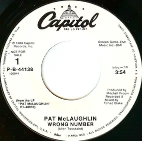 Pat McLaughlin - Wrong Number