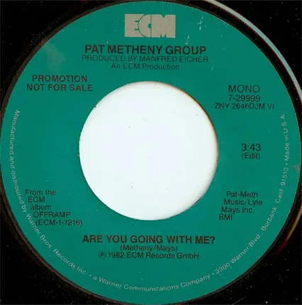 Pat Metheny Group - Are You Going With Me?
