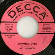 Pat Shannon - Summer's Over / We Found Love